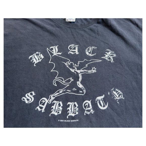 Vintage Black Sabbath T-Shirt Ozzy Osbourne Rock Band Tour Heavy Metal Shirt - Picture 2 of 5